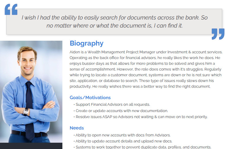 Enterprise Document Managment Persona